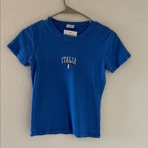 Brandy melville blue jasmine Italia top